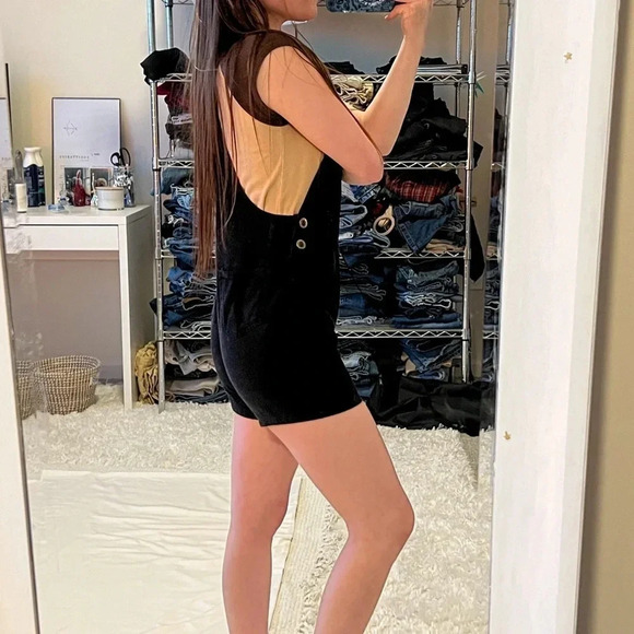 Vintage Faded Glory Shorts Overalls - Picture 7 of 10